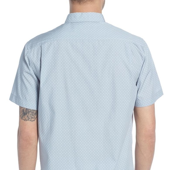 Classic Fit Micro Star Short Sleeve Sport Shirt - Picture 2 of 8